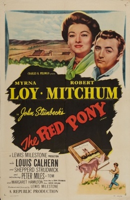 The Red Pony movie poster (1949) metal framed poster