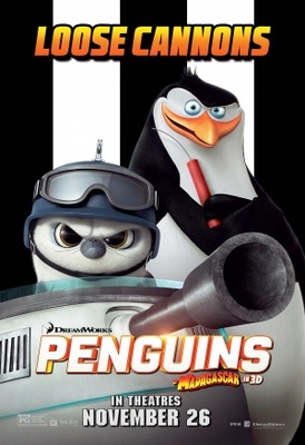 Penguins of Madagascar movie poster (2014) metal framed poster