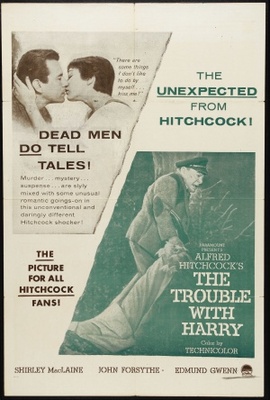 The Trouble with Harry movie poster (1955) canvas poster