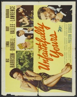 Unfaithfully Yours movie poster (1948) poster