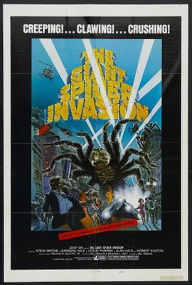 The Giant Spider Invasion movie poster (1975) metal framed poster