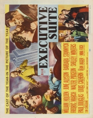 Executive Suite movie poster (1954) wooden framed poster