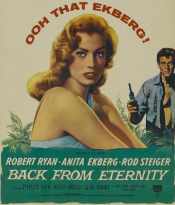 Back from Eternity movie poster (1956) hoodie