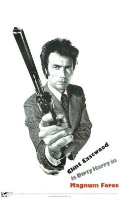Magnum Force movie poster (1973) wood print