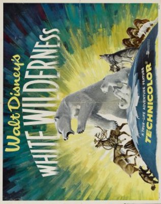 White Wilderness movie poster (1958) wood print
