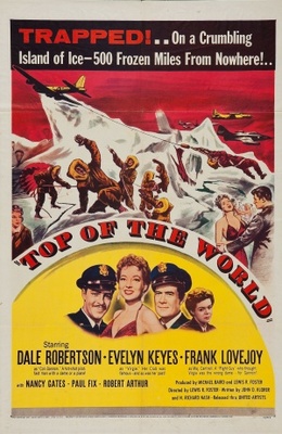 Top of the World movie poster (1955) metal framed poster