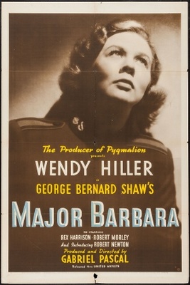 Major Barbara movie poster (1941) poster with hanger