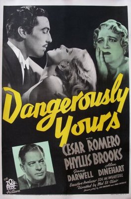 Dangerously Yours movie poster (1937) pillow