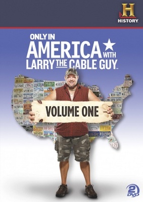 Only in America with Larry the Cable Guy movie poster (2011) wood print