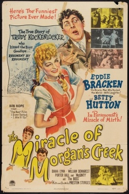 The Miracle of Morgan's Creek movie poster (1944) tote bag