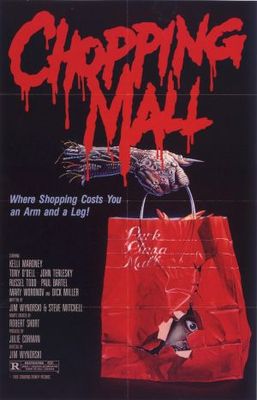Chopping Mall movie poster (1986) poster with hanger