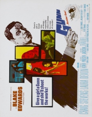 Gunn movie poster (1967) metal framed poster