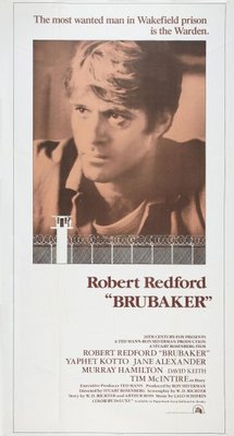 Brubaker movie poster (1980) canvas poster