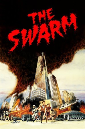 The Swarm movie poster (1978) wood print