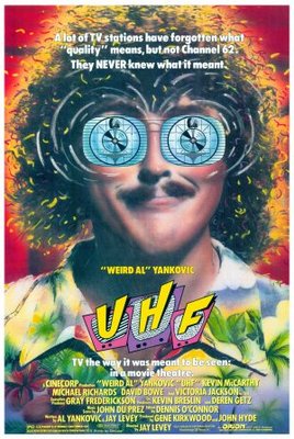 UHF movie poster (1989) wooden framed poster