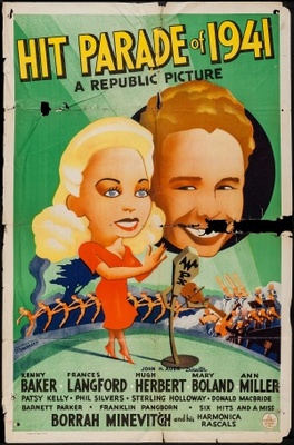 Hit Parade of 1941 movie poster (1940) poster with hanger