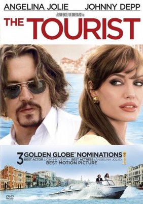 The Tourist movie poster (2011) wood print