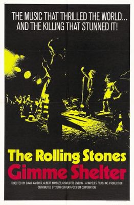 Gimme Shelter movie poster (1970) pillow