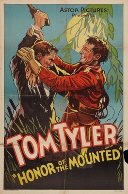 Honor of the Mounted movie poster (1932) wood print