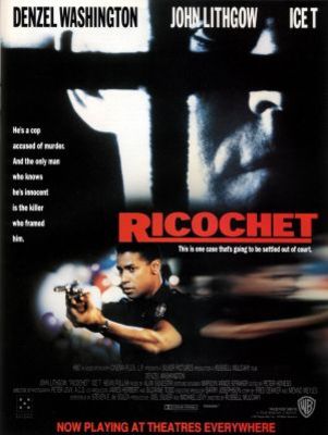Ricochet movie poster (1991) wooden framed poster
