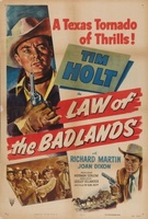 Law of the Badlands movie poster (1951) t-shirt #717634