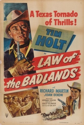 Law of the Badlands movie poster (1951) poster