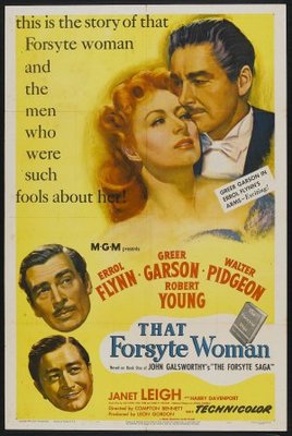 That Forsyte Woman movie poster (1949) wooden framed poster