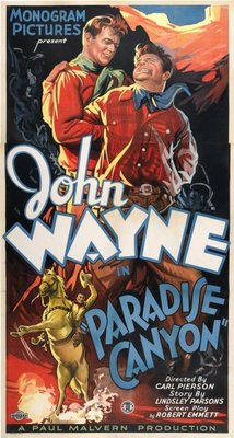 Paradise Canyon movie poster (1935) wooden framed poster