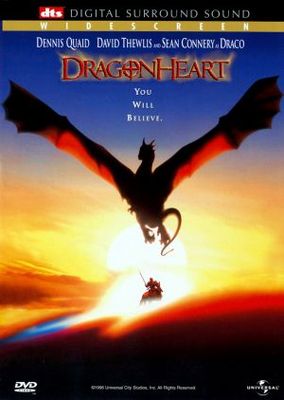 Dragonheart movie poster (1996) canvas poster