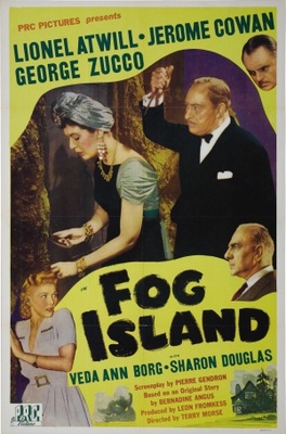 Fog Island movie poster (1945) metal framed poster