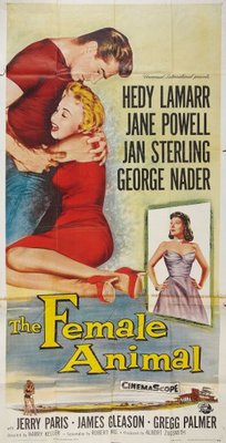 The Female Animal movie poster (1958) metal framed poster