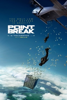 Point Break movie poster (2015) wood print