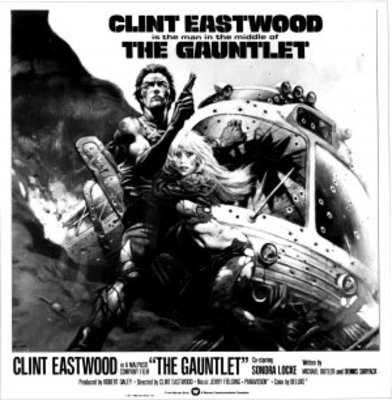The Gauntlet movie poster (1977) metal framed poster
