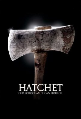Hatchet movie poster (2006) wood print