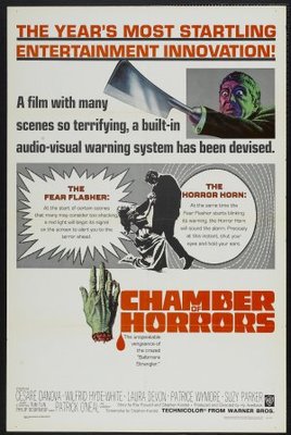 Chamber of Horrors movie poster (1966) metal framed poster