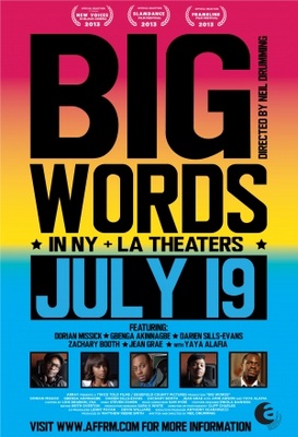 Big Words movie poster (2013) Stickers MOV_39979e8a