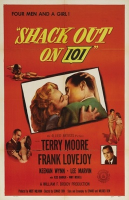 Shack Out on 101 movie poster (1955) Stickers MOV_39c72270