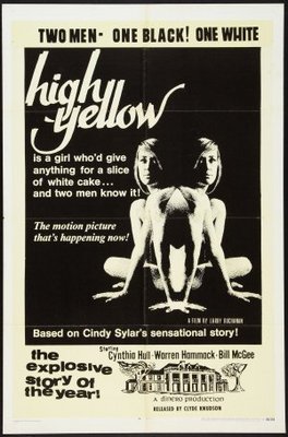 High Yellow movie poster (1965) canvas poster