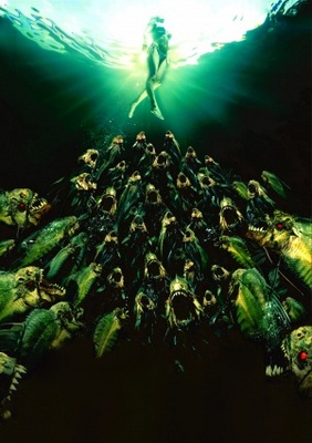 Piranha 3DD movie poster (2012) metal framed poster