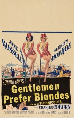 Gentlemen Prefer Blondes movie poster (1953) wood print