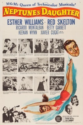 Neptune's Daughter movie poster (1949) wooden framed poster