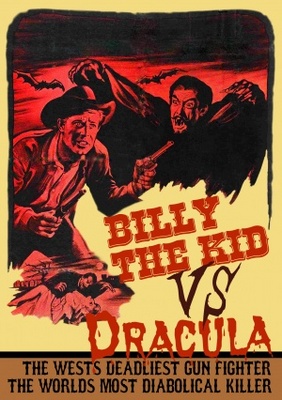 Billy the Kid versus Dracula movie poster (1966) wood print