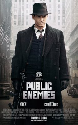 Public Enemies movie poster (2009) wood print