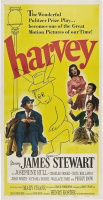 Harvey movie poster (1950) metal framed poster