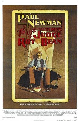 The Life and Times of Judge Roy Bean movie poster (1972) poster with hanger