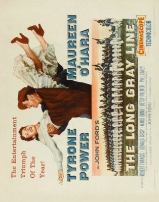 The Long Gray Line movie poster (1955) canvas poster