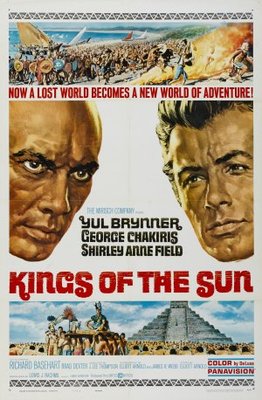 Kings of the Sun movie poster (1963) metal framed poster