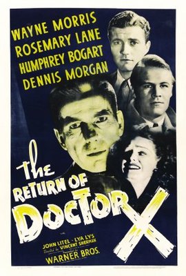 The Return of Doctor X movie poster (1939) pillow