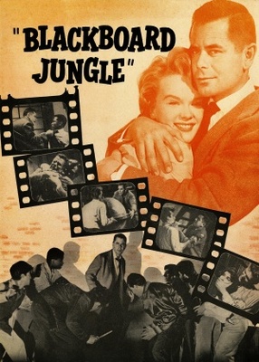 Blackboard Jungle movie poster (1955) metal framed poster