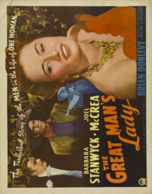 The Great Man's Lady movie poster (1942) metal framed poster